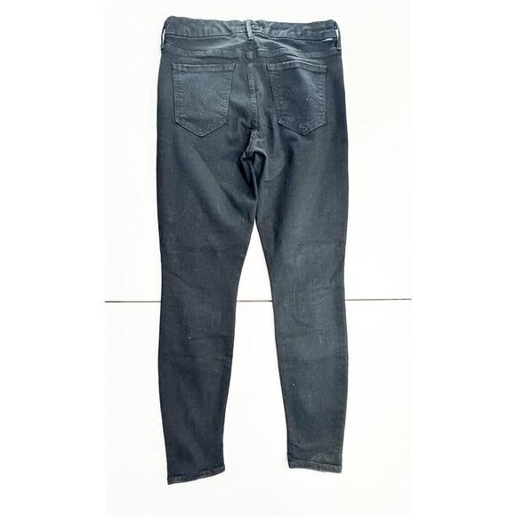 Mother The Looker Not Guilty Black Denim Jeans Stretchy Size 29 - Picture 5 of 9